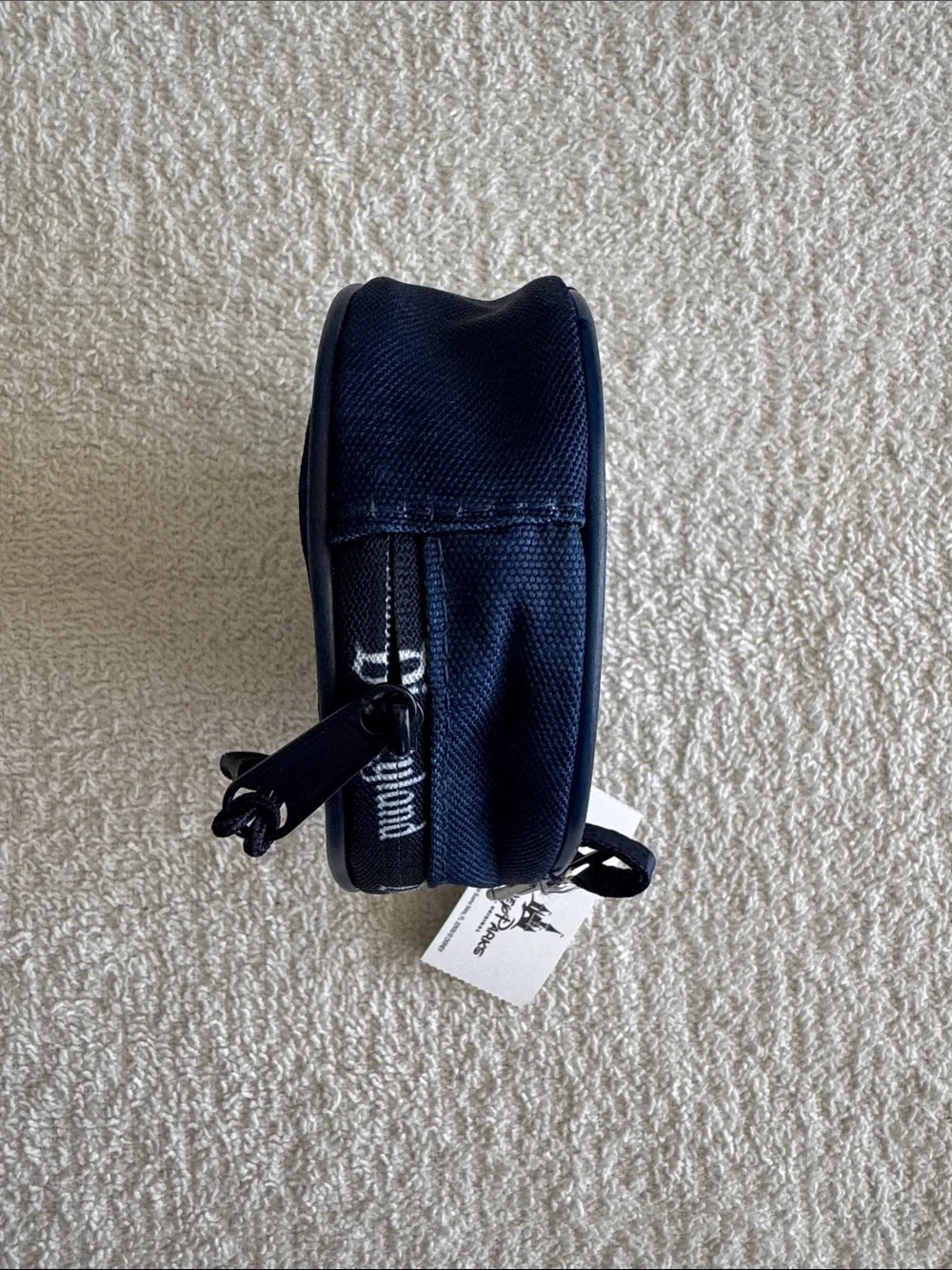Disney Disneyland Resort Navy Round Mickey & Friends Character Coin Pouch Wallet